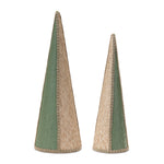 Woven Bamboo Pine Tree Tabletop Tree