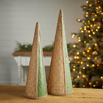 Cone-Shaped Pine Tree Tabletop Décor