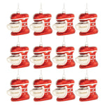 glass Christmas ornament set,