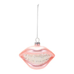 Glitter Smile Ornaments for Christmas Tree, Set of 12, 3.5