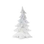 Christmas Holiday Tabletop Trees (Set of 3) – Glittered White – By Melrose