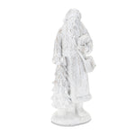 Glittered Santa Figurine Set
