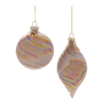 swirl glass ornament