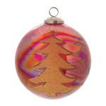 red gold ball ornament