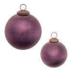 purple christmas ornament