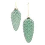 green pine cone christmas decor