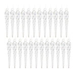 Luxury Icicle Ornaments – Clear Glass Holiday Decor