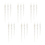 Swirled Glass Icicle Ornaments – Luxury Holiday Decor