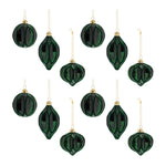 Elegant Glass Ornament Set – Multi-Shaped Holiday Décor