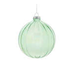 Green Iridescent Ornaments – Ball and Onion Glass Set