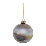 Brown and Gray Christmas Ornaments – Glam Glass Tree Accents