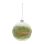 Christmas Holiday Decor Glass Ball Ornament Beaded 4.5 Inch Height Set of 6 by Melrose