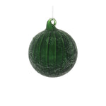 Christmas Elegant Glass Ornament Beaded Texture 6.5 Inch Height Set of 6 by Melrose