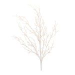Christmas Decorative Branch Stem White Glitter 35 Inch Height Set of 6 by Melrose