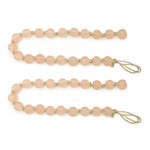 Soft Pink Christmas Bead Garland – Indoor Decor Set