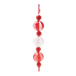 Red, White & Green Mini Hanging Ornaments – Christmas Tree Decor