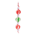 Festive Glass Drop Ornament Set – Indoor Holiday Decoration