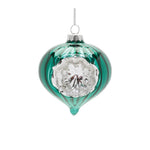 Layered Glass Reflector Ornaments – Holiday Tree & Garland Accents
