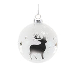 Deer and Pine Glass Ornaments – Woodland Christmas Style
