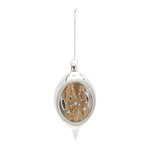 Modern Open Glass Christmas Ornaments – Tree Design Accents