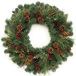 Natural Pine Holiday Wreath for Indoor Decor