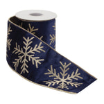 Gift Wrap Ribbon – Brown Wired Ribbon – 4