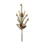 Holiday pine spray with wired stems