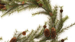 Farmhouse pine and pinecone holiday garland
