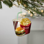 Burger Fries and Soda Holiday Tree Ornaments