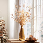Christmas Decorative Gold Berry Spray Set of 2 Floral Picks