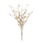Christmas Decorative Berry Spray Set of 2 Gold Accents