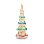 Colorful Christmas Glass Tree Set of 3 Mercury Glass Small Trees