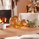 seasonal lighted globe