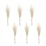 Beige Snowy Twig Branches for Christmas Trees