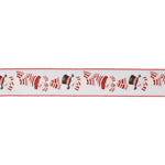 Mauve Red Wired Ribbon 2.5 Inch