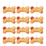 Glass Dog Bone Ornaments for Pet Lovers