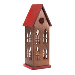 Farmhouse LED Church Christmas Decor with Candle