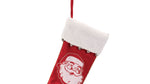 Christmas Santa Face Stocking for Fireplace Display