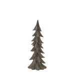 Decorative Christmas tree sculpture on a white background