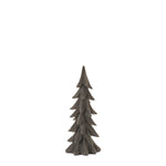 Decorative Christmas tree sculpture on a white background