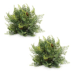 Artificial Cedar Half Orbs