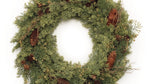 Green Pinecone Wreath – Seasonal Wall Accent