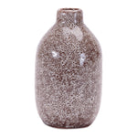 Assorted size ceramic bottle vases with rustic texture