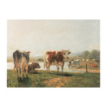 Cattle Landscape Wall Art for Farmhouse Decor