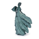 Decorative Fairy Statue – Stone Style Resin – 19.5 Inches Height – Yard Decor – by Melrose