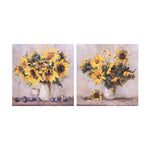 Sunflower Canvas Wall Art Set of 2