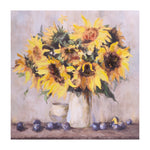 Botanical Sunflower Wall Art for Living Room