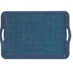 Blue Rectangular Serving Tray