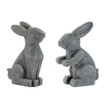 Polyresin Bunny Figurine Set – 5.5
