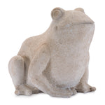 Modern Beige Frog Sculpture – Resin – 6